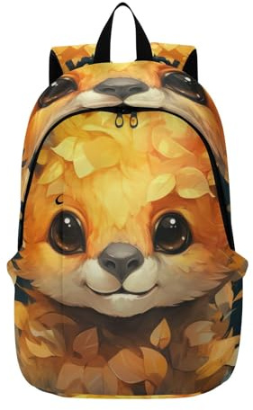 DDDIYEU Feuerkunst Koala Wandern Kinderrucksack Büchertasche Leichter Laptop Rucksäcke für Reisen