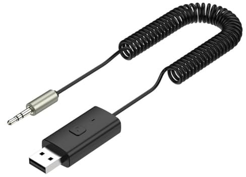Auto-Bluetooth-Empfänger, 5.1-Stereo-USB-Dongle, Mikrofon, Anruf, Freisprecheinrichtung auf H9X7-Adapter, Audio, 3,5 mm, Musik, AUX