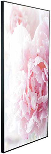 Ecowelle Infrarotheizung mit Bild | 750 Watt | 60x120 cm | Infrarot Heizung| | Made in Germany| a 21 rosa Pfingstrose