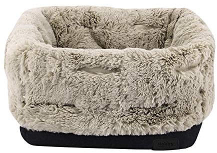 Nobby Komfortbett/-tasche ENDA, schwarz/beige 45 x 45 x 40/20 cm, 1 Stück