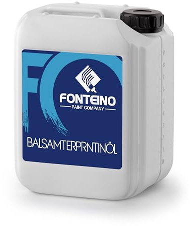 Fonteino - Balsamterpentinöl Balsamterpentin Terpentinöl Holzöl Ölfarbe Verdünner 10L