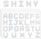 5 Sheets Large Glitter Rhinestone Alphabet Letter Stickers Self-Adhesive Alphabet Stickers 26 A-Z Letters Stickers DIY Decoration for Art and Crafts Supplies,Sliver(130 Pieces)