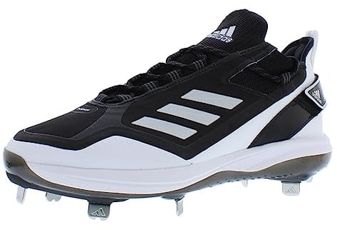 adidas Icon 7 Boost Baseball Cleats Black/White/Silver Metallic 11 D (M)