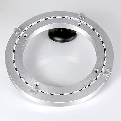 Aluminiumlegierung Lazy Susan Bearing Ring Plattenspieler - Full Size (200-800mm) - Heavy Duty Drehbare Schwenkplatten-Hardware - Glatt Und Leise - Für Holz/Glas/Marmor Küche Esstisch 360° Drehbar