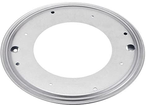 sourcing map 12-Zoll-Drehdrehständer Lazy Susan Base Turntable für Drehtisch Serviertablett Küchenaufbewahrung Bücherregal Eckregale