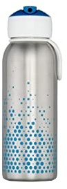 Mepal - Thermoflasche Flip-Up Campus - Isolierte Trinkflaschen für Kinder - Edelstahl Thermosflasche - 9 Stunden heiß & 12 Stunden kalt - BPA-frei - 350 ml - Turquoise
