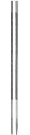sourcing map 2pcs Chainsaw File, 5/32 (4mm) Round High Carbon Steel Double Cut Sharpen Rasp