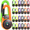 STOBOK 24 Stücke Kompass Schlüsselanhänger Bunte Karabiner Kompass Kunststoff Kompassclips Taschenkompass Gürtelclips Für Outdoor Camping Party Spielzeug