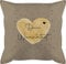 Kissen 50x50 - Aufdruck selbst gestalten - Dein Wunschtext I Geschenk personalisiert Weihnachten I Vatertag I Muttertag I Geburtstag - 50 x 50 cm - Beige Natur - pärchenkissen muttertagskissen