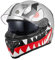 TORC Casco Moto Integrale Casco Scooter con Doppia Visiera Omologato ECE 22-06 (CHROME FLYING TIGER, M)
