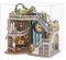 Spilay Miniatur-Puppenhaus-Holzmöbel-Set, handgefertigtes Mini-modernes Modell plus mit Staubschutz, Maßstab 1:24, kreatives Puppenhaus für Liebhaber, Freund, Geschenk (Magic House-LV003)