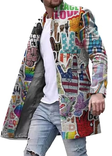 YCBMINGCAN Hommes Grande Taille Hiver Manteau Revers Col à Manches Longues Rembourré Veste en Cuir Vintage Épais Manteau Peau de Mouton Veste Homme Veste Softshell, lilas, XXXXL