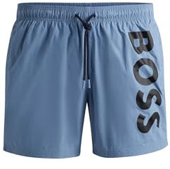 BOSS Hommes Octopus Short de Bain entièrement doublé avec Logo imprimé