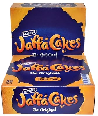 McVitie's Jaffa Cakes Triple Pack - 60 Cake The Original Orange-Flavored Snack