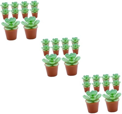 Toyvian 30stücke Teiliges Miniatur Pflanzenmodelle Künstliche Bonsai Figuren Dekoration Für Puppenhäuser Und Kleine Gärten Lebensnahe Mini Pflanzen Für Schreibtische Und Regale