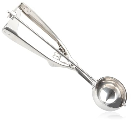Rumyve Ice Cream Scoop,Stainless Steel Cookie Scoop,Perfect for Making DIY Balls,Muffins, Mashed Potatoes and Melon Balls(60MM)