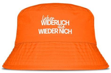 Prozente Momente Lieber widerlich als Wieder Nicht - Fischerhut | Anglerhut | Sonnenhut | Sommer | Party | Malle | lustige Sprüche | OneSize | Malle | Urlaub | Orange