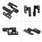 [Juego de 2] Adaptador de Limpiaparabrisas para Automóvil Clip Adaptador Brazo de Limpiaparabrisas y Escobilla de Limpiaparabrisas Resistente a la Oxidación Material Metálico