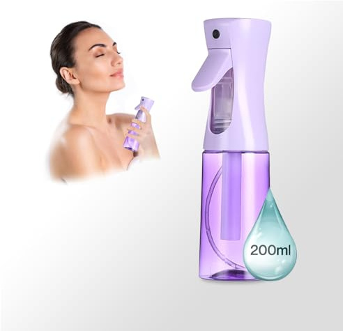 Brumisateur Rechargeable Eau 200ml - Brume rafraichissant Visage | Vaporisateur de Poche multifonctionnel : Parfums Ambiance, Plantes, Voyage, Cheveux, Ménage, enfants