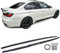 Aufsatz Seitenschweller Schwarz Glanz passend für 3er BMW F30 F31 2011-2019
