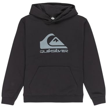 Quiksilver Maglione in Pile Comp Logo Hoodie Kids Nero 12