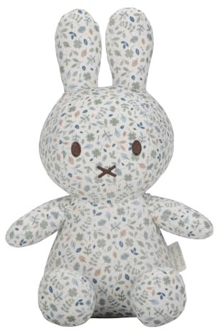 Little Dutch nijntje Miffy x Plüschtier/Kuscheltier/Stofftier Hase Miffy - Lucky Leaves All Over (30 cm)