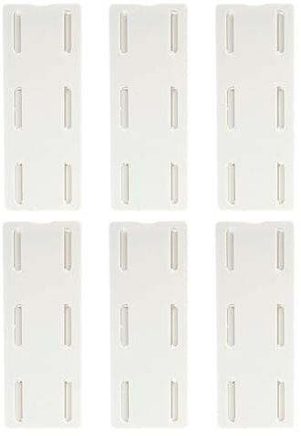 YANGWEN 6 Stück Selbstklebender, Selbstklebender Stanzfreier Sockelhalter,Steckdose Fixierer Halterung, Geeignet für Router-Steckdose, Küche, Büro