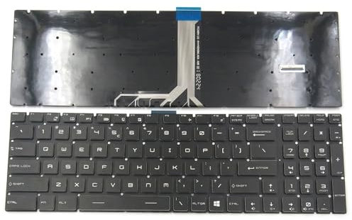 QMSOZMD Parti per Laptop Nuovo for MSI GE63 GE73 GS73 Raider RGB 8RE 8RF GS63 GS73 Stealth 8RD 8RE GT63 del Computer Portatile per-Tasto Tastiera Retroilluminata RGB