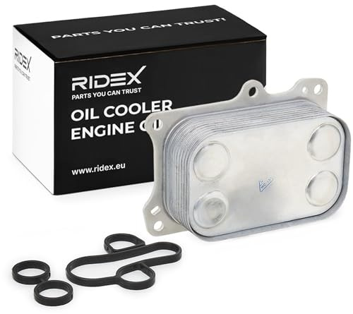 RIDEX 469O0152 Ölkühler Motoröl Kühler Kompatibel mit FIAT PUNTO EVO 199 49870213 55215005 55219087