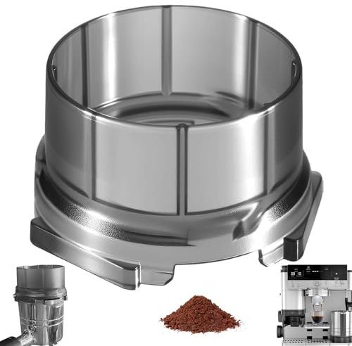 BIZOI Porte-Filtre Funnel, 60mm Entonnoir Doseur À Café, Anneaux de Poudre de Café, Entonnoir Porte Filtre, Accessoires de Machines À Expresso Compatible avec Ninja Luxe Premier ES601&ES601C