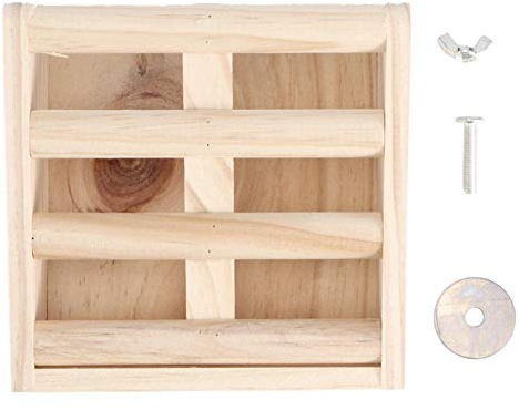 Kaninchen-Heu-Futterstation aus Holz, Feste Gras-Krippe, Heuspender für Kleintiere, Chinchillas, Meerschweinchen, Häschen