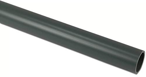 Mega 7021865 - Druckrohr 1,00 m glatt PVC-U grau - 10 bar - Ø 110 x 4,2 mm