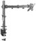 piXL Single Monitor Arm, For Screens upto 27 inch, Desk Mounted, VESA dimensions of 75x75mm or 100x100mm, 180 Degrees Swivel, 15 Degrees Tilt, Weight Upto 10kg, Built in Cable Management, Black