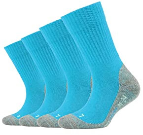 Camano Unisex Kinder Online Children Pro Tex Function Sokken, 4 stuks Socken, turquoise, 39 EU