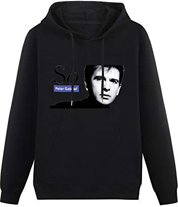 MAYILI Warm Sweatshirts Sting and Peter Gabriel Heavyweight Hooded Black XL