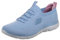 Skechers Summits, Zapatillas Mujer, Light Blue Knit Multi Trim, 39.5 EU