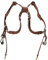 Camera Strap, Adjustable Dual Leather Rivet Double Shoulder Digital Camera Shoulder Strap Harness Accessory