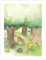 Janosch Hochwertiger Posterdruck Figurenwelt-Motiv (Illustration Johanna Seipelt) – Vergnügtes Pilzesuchen im Wald