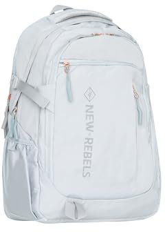 New Rebels Vince Baldwin Hellgrau 33L Rucksack Wasserabweisend Laptop 15.6