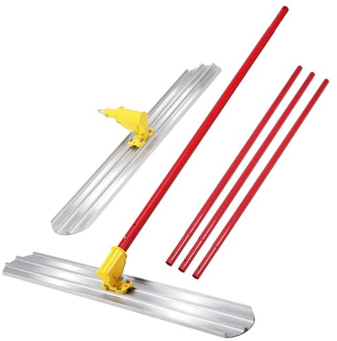 121,9 x 20,3 cm Bullschwimmer Magnesium Betonschwimmer Aluminiumlegierung Betonschwimmer Betonschwimmer mit 5,5 m Schwimmergriffhalterung Betonwerkzeuge Finishing