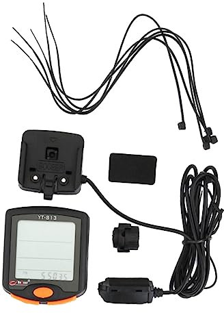 Yardwe Wasserdichter Fahrradcomputer Mit Backlight Geschwindigkeitserfassung Odometer Und Stoppuhr Kabelgebundener Tacho Für Fahrräder Bikes Geeignet Für Radfahrer