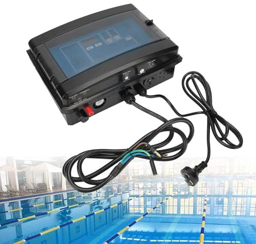 Clorador para Piscinas, generador de Cloro salino de 50 G/h, Sistema de cloración automático para Piscinas de Agua Salada, generador de Cloro salino Adecuado para Piscinas domésticas