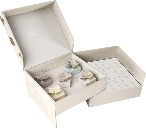 PURELEI® Elemente Schmuck Set (Gold) – 25 Schmuckstücke inkl. wunderschöner Geschenkverpackung – wasserfester Schmuck – Geschenk für Frauen – hochwertiger Damen Schmuck