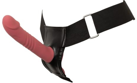You2Toys Vibrating Strap-On - kräftiger Vibrator mit ausgeprägter Eichel, mit 7 starken Vibrationsmodi, inkl. Fernbedienung, in Pink | 1er Pack