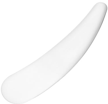 WRITWAA Cuchara para Crema de Ojos de Acero Inoxidable Mini Espátula Facial Multiusos para Aplicar Sérums y Lociones Herramienta Portátil para Cuidado