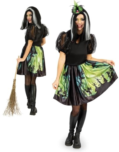 FRIES Halloween-Rock Hexhex „Hexen-Silhouette“