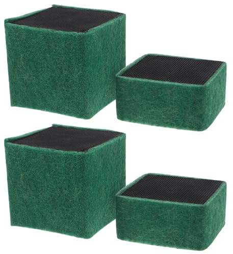 BAZEITFLOW 4 Stück Fisch Aquarium Filterwürfel mit Mehrschichtigem Filtersystem Leiser Wasserreiniger für Süßwasseraquarien Biologisches Filtermedium zur Nitritreduktion und Gesunder