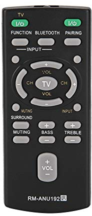 VBESTLIFE Télécommande de Remplacement de Sound Bar Convient pour la Barre de Son SACT60BT SS-WCT60 SSWCT60 HT-CT60BT etc