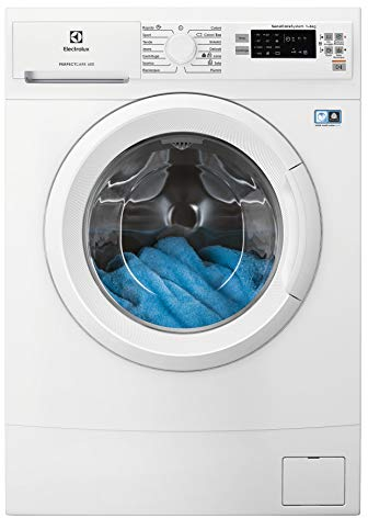 Electrolux EW6S526W Lavatrice Stretta PerfectCare 600, 6 kg, 58 Decibel, 1200 Giri, Bianco