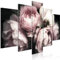 decomonkey Bilder Blumen 200x100 cm 5 Teilig Leinwandbilder Bild auf Leinwand Wandbild Kunstdruck Wanddeko Wand Wohnzimmer Wanddekoration Deko Rose Natur